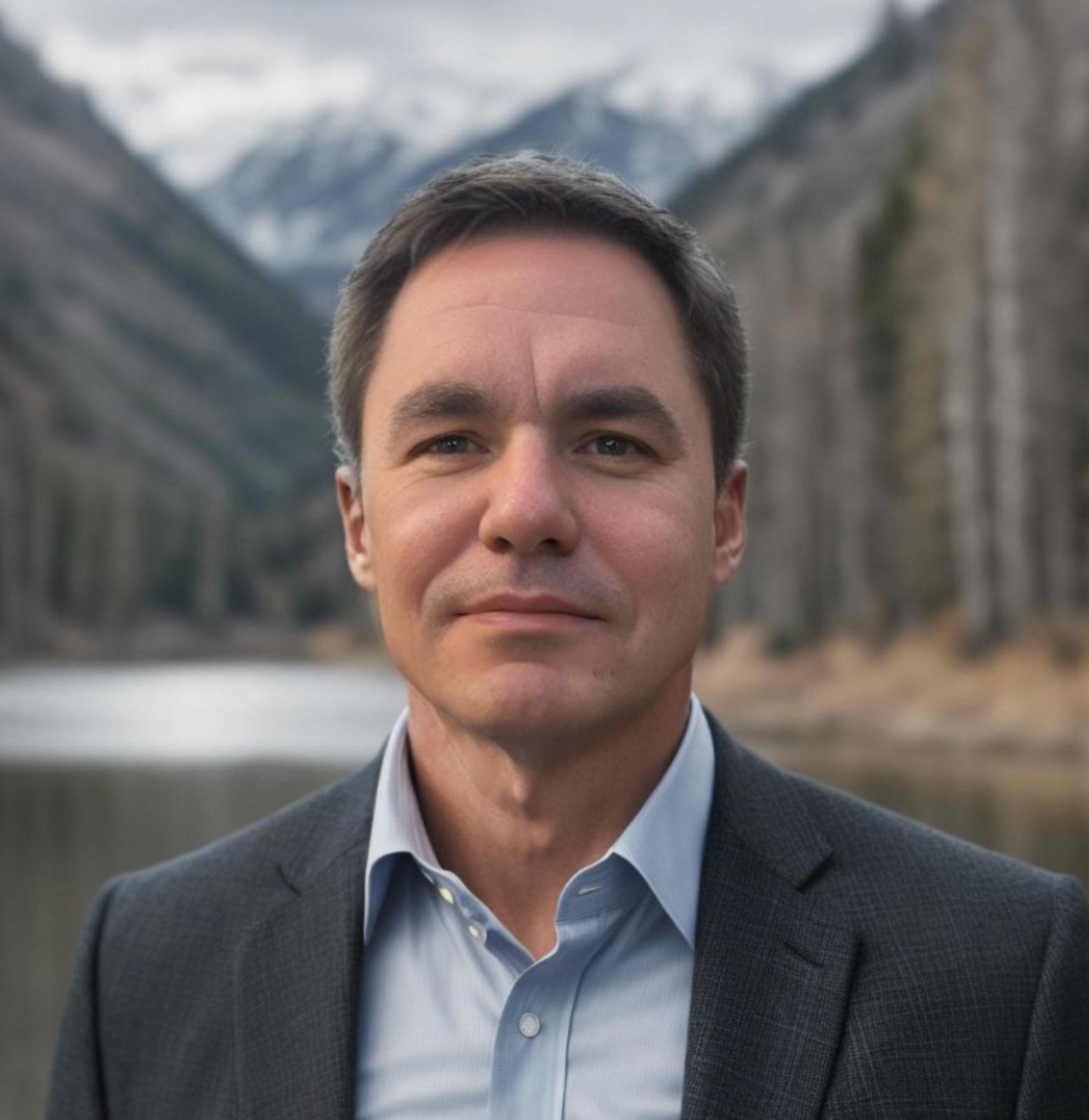 Colorado State Representative Chad Clifford outdoors with mountains behind him
